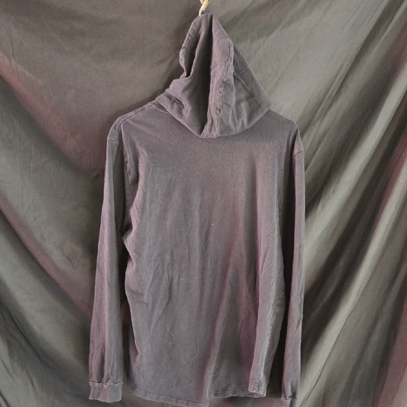 Hollister Dark Black Hoodie with Red Logo - Picture 6 of 11